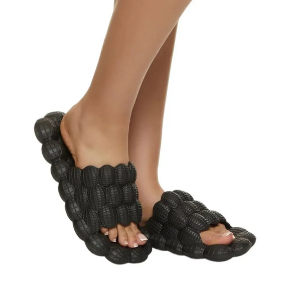 NWT Box Bubble slide sandals size 9 Women Brand - ID Required Massage feet walk - Picture 3 of 9